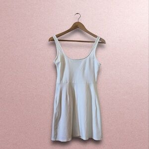Lulus White Fit & Flare Mini Dress – Size Small